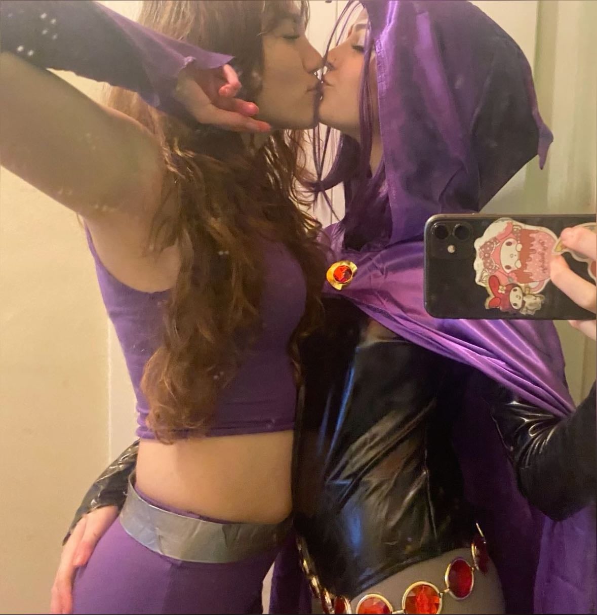 Starfire y raven