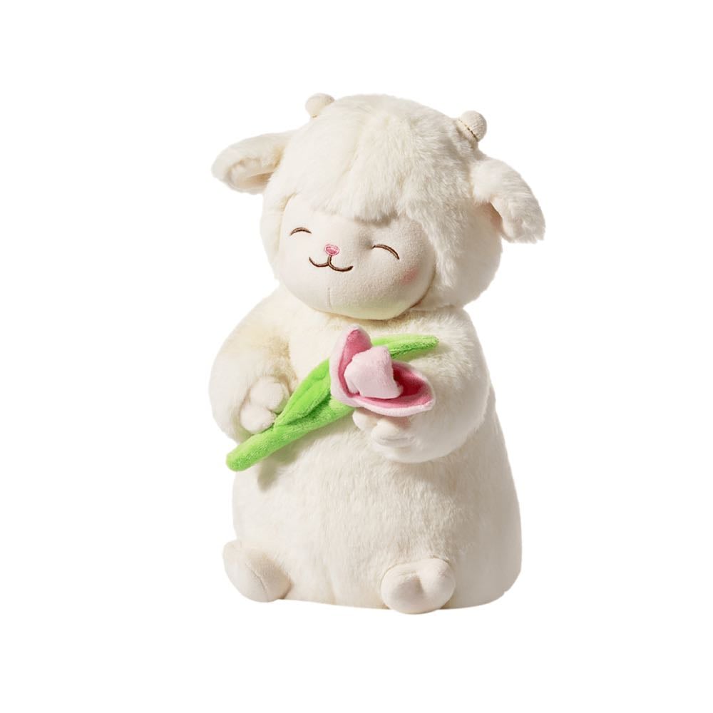 Peluche Cordero Series Warm White Con Tulipan Miniso - Miniso - Logo
