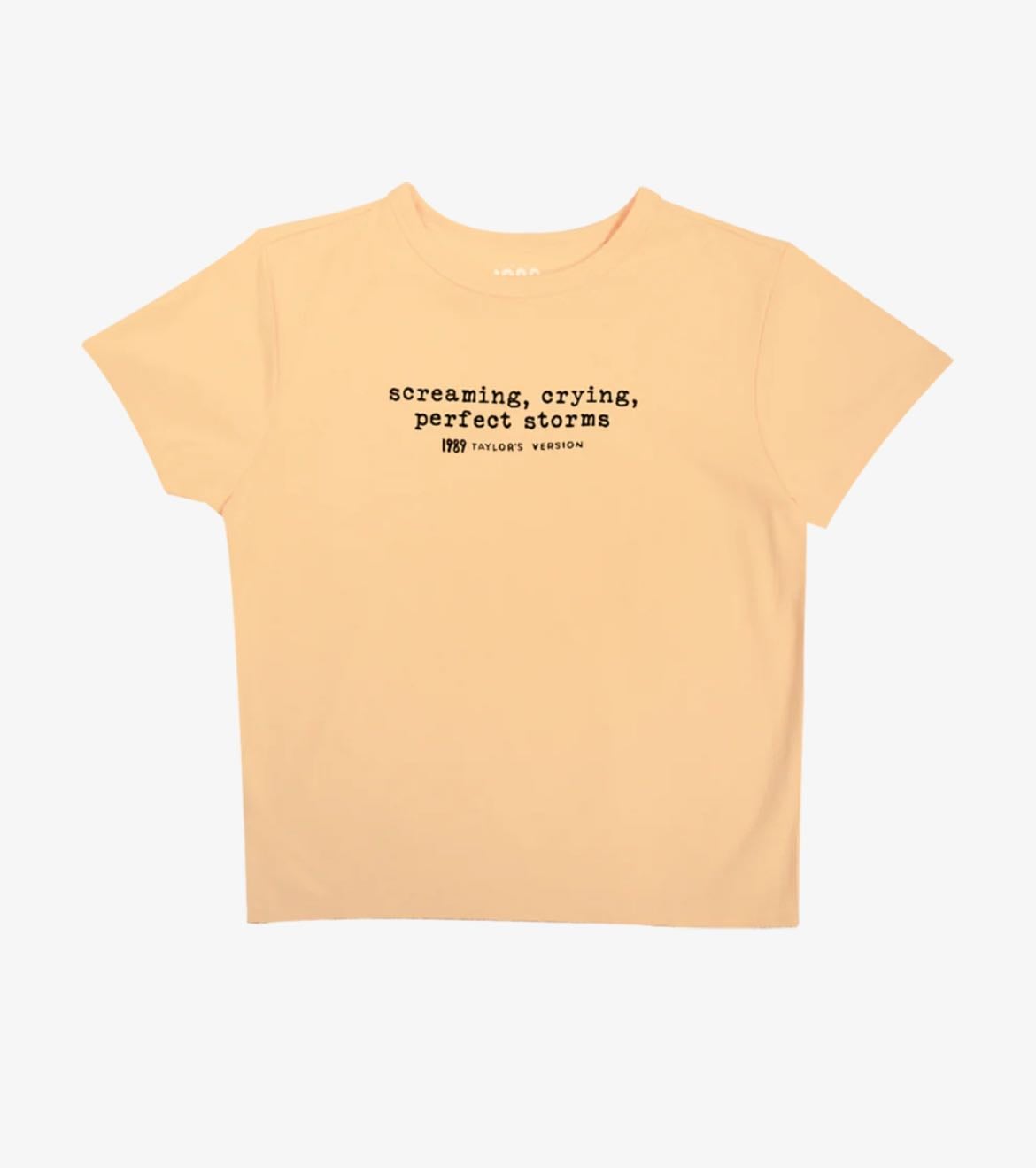 SCREAMING, CRYING, PERFECT STORMS BABY T-SHIRT