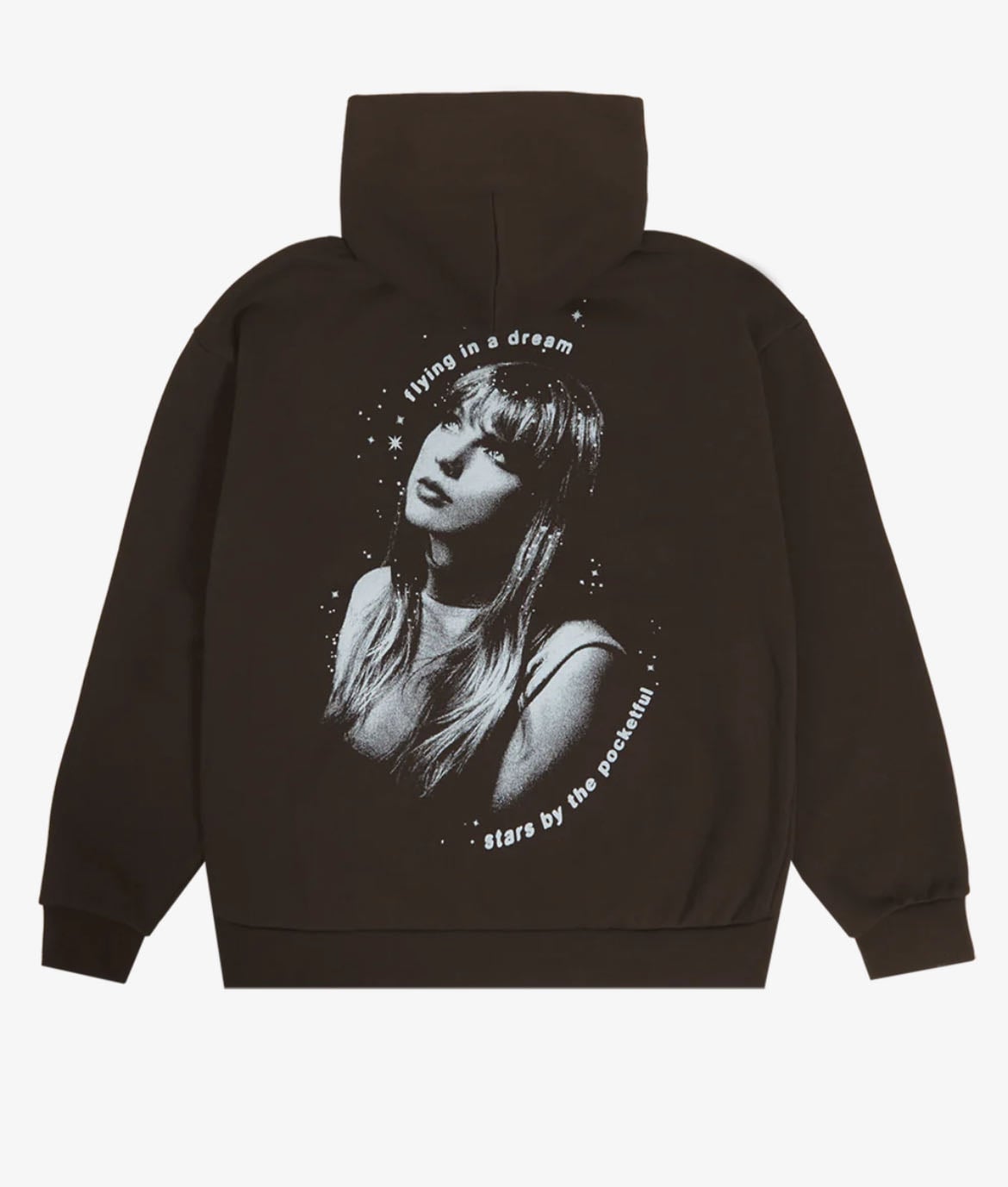 TAYLOR SWIFT MIDNIGHTS LIVING IN A DREAM BROWN HOODIE
