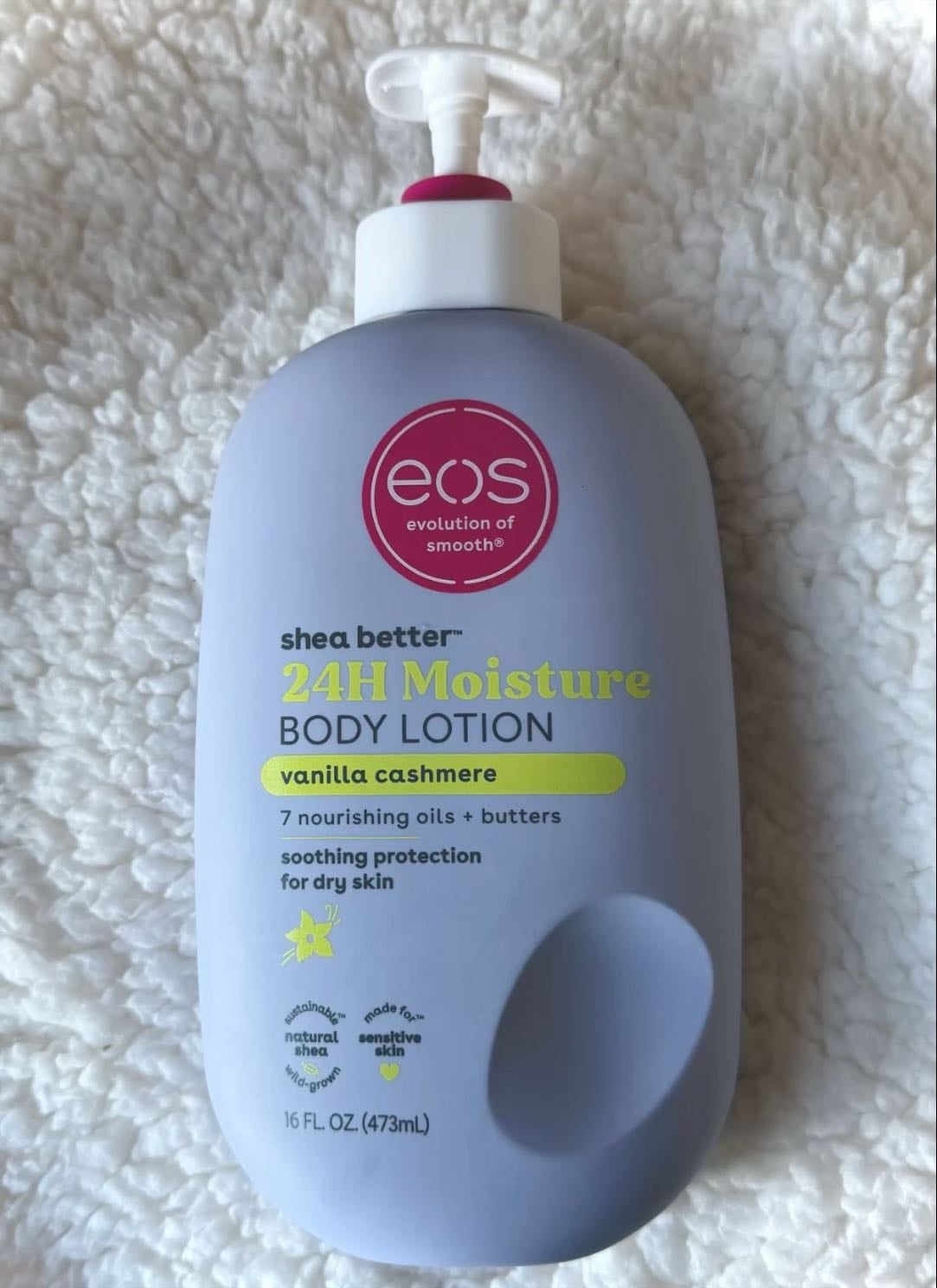 Eos Vanilla Cashmere Lotion - 3x a week