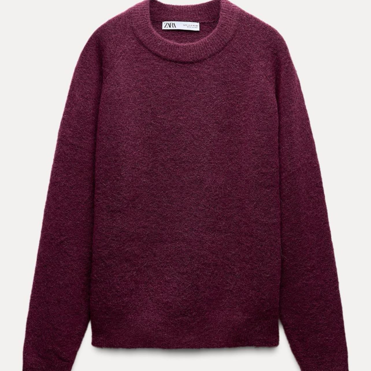 Burgundy jumper - Zara