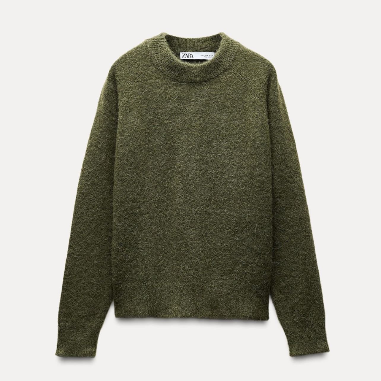 Olive green jumper 🫒 - Zara