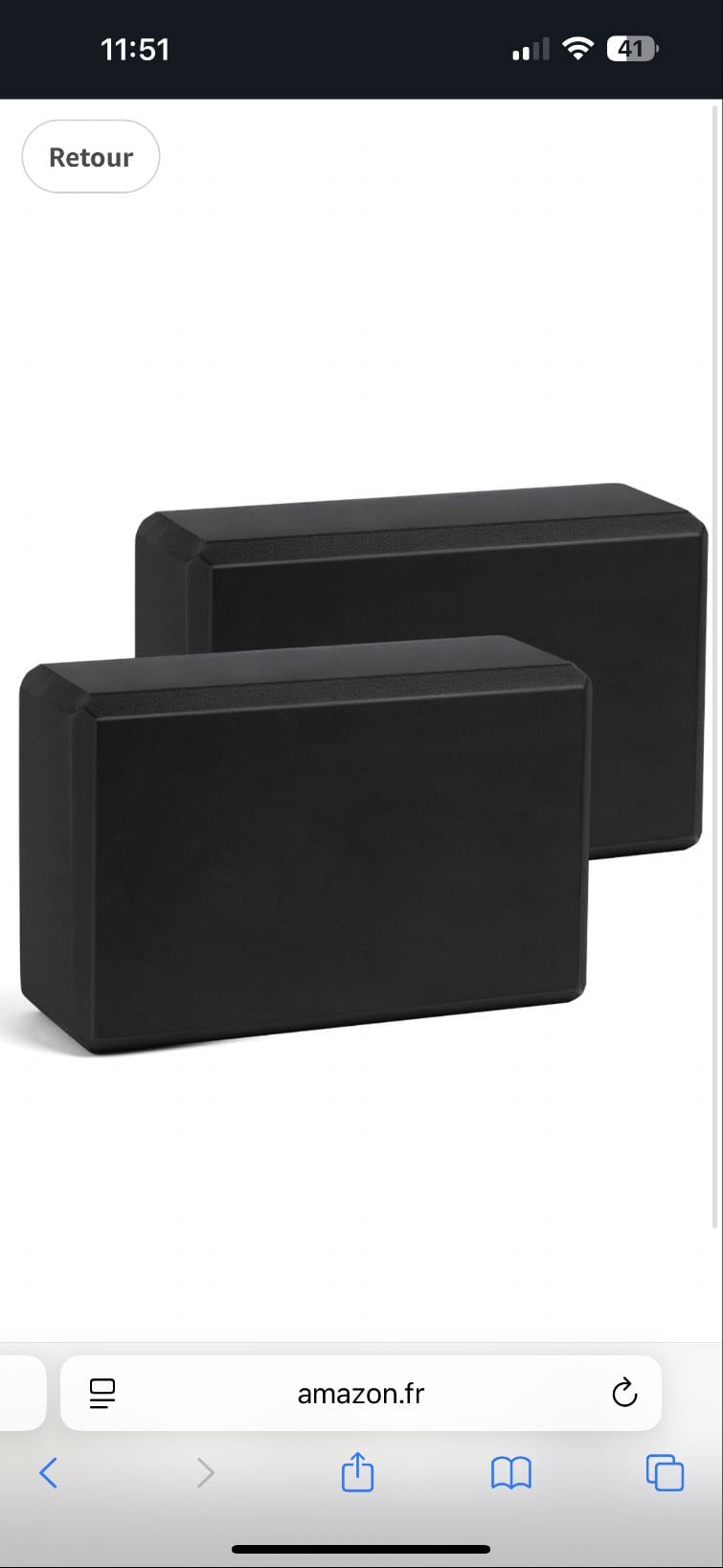 Yoga blocs - Amazon
10 €