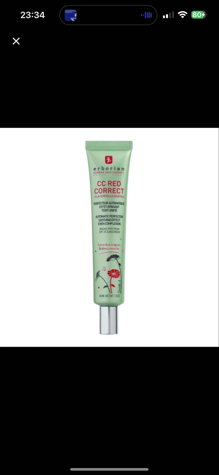 CC red correct spf 25 - Erborian
45 €