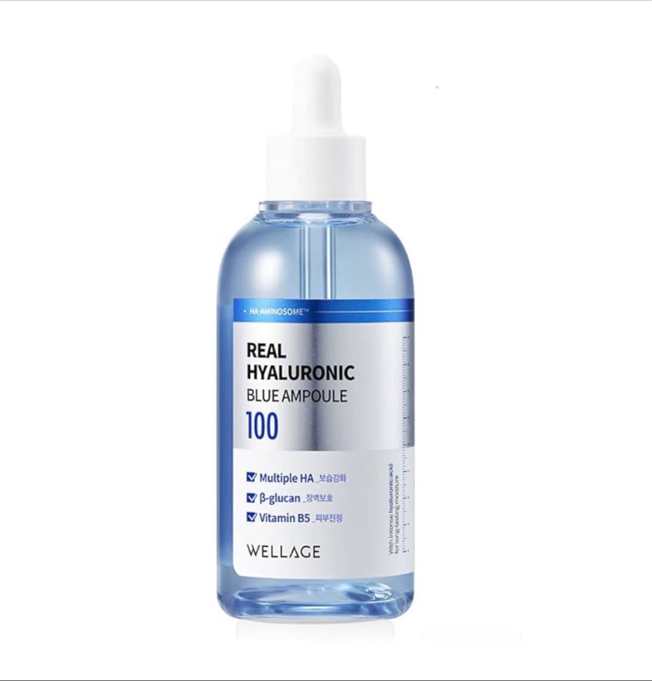 Real hyaluronic blue 100 ampoule - Wellage
25,90 €