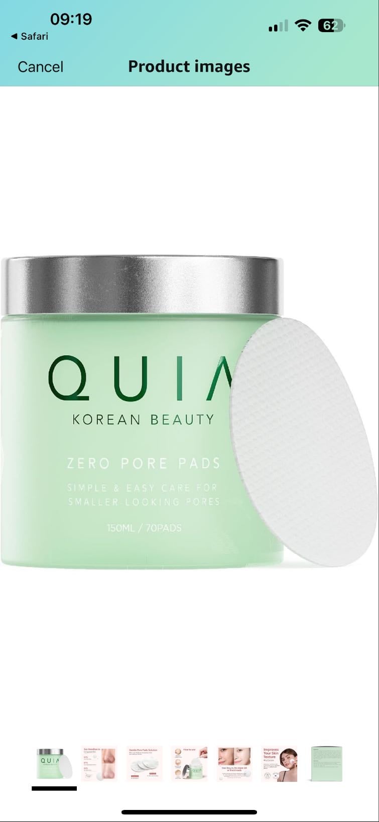 Zero pore pads - QUIA
40 €