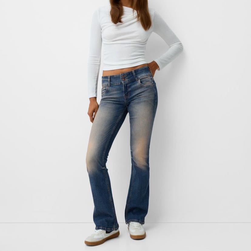 bershka flared jeans