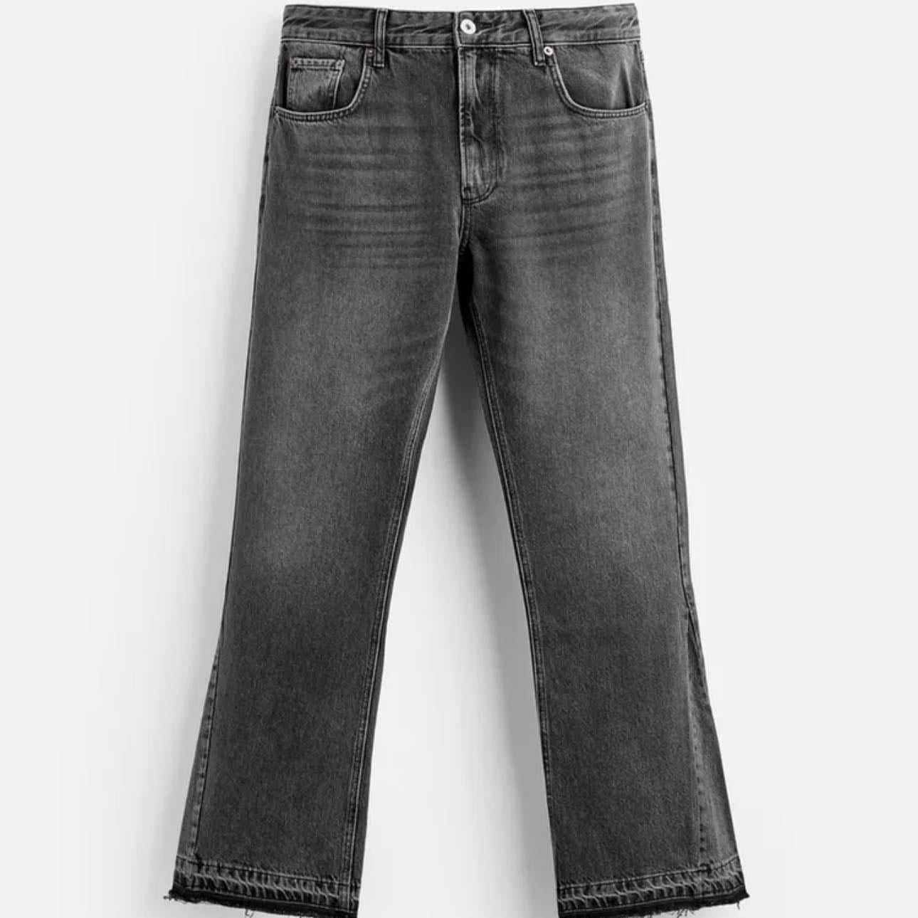 Zara - Flared - Black Washed