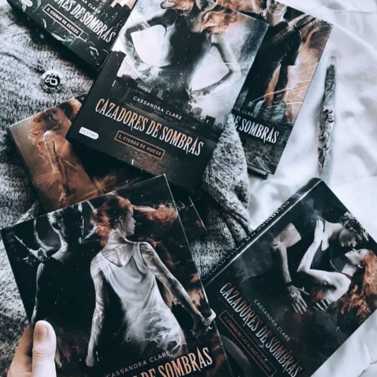 La saga de Cazadores de sombras - me acabo de dar cuenta que son un montón de libros