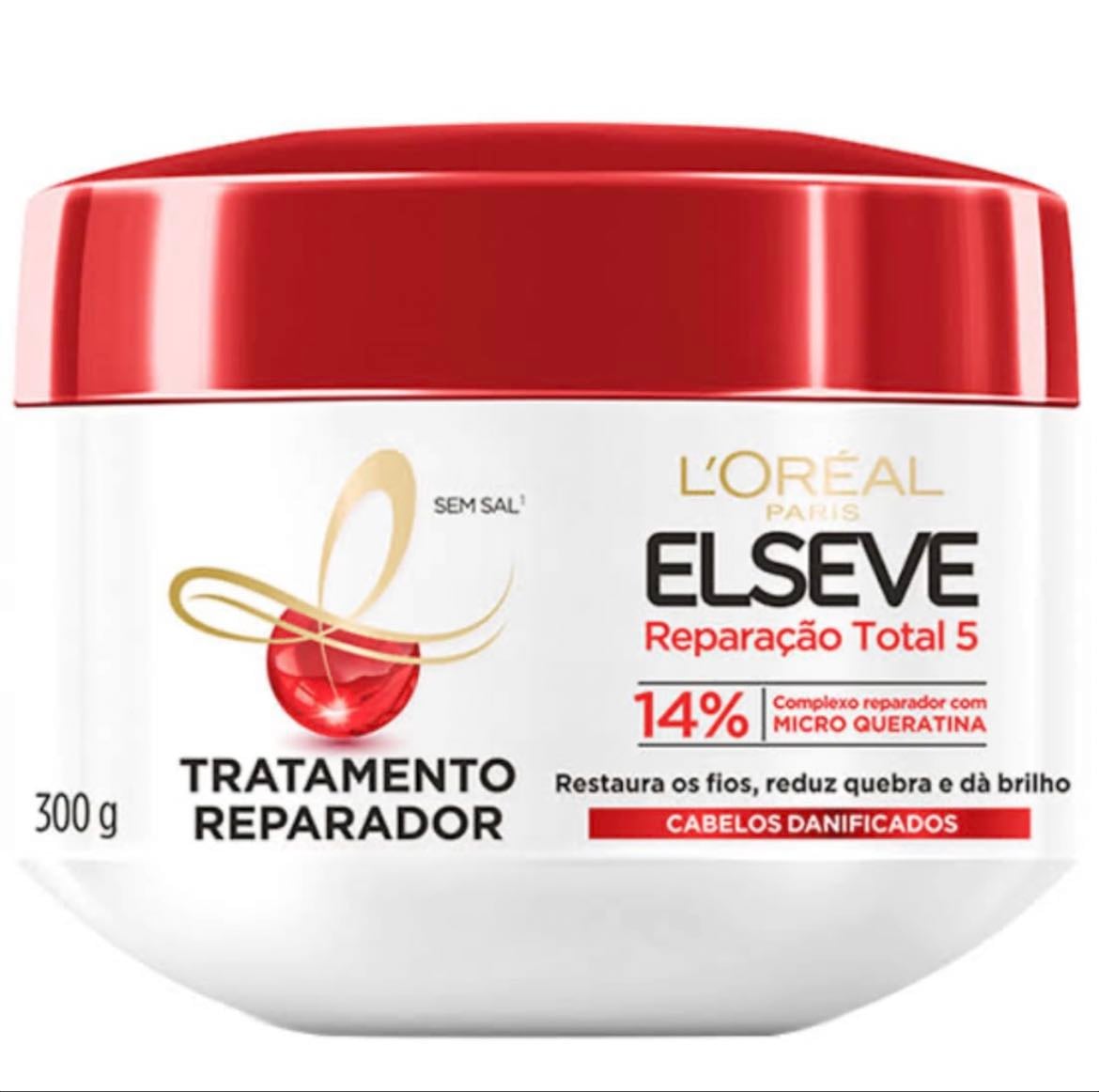 Máscara reparadora - Quinzenalmente (alternando com a máscara de nutrição) eu aplico a máscara, prendo o meu cabelo com uma piranha e deixo agir por 5 minutos. Em seguida, enxáguo escovando o cabelo, retirando todo o produto