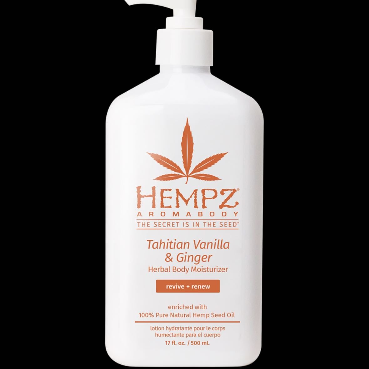 Tahitian Vanilla & Ginger - Hempz