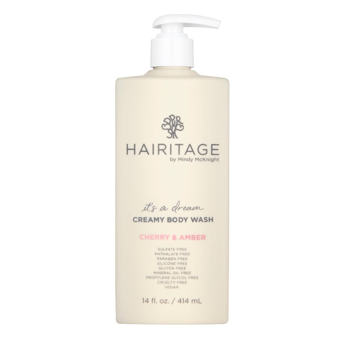 Cherry & Amber Creamy Body Wash - Hairitage