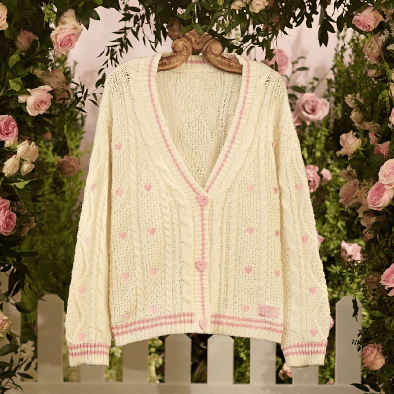 get a taylor swift cardigan - specifically the lover one