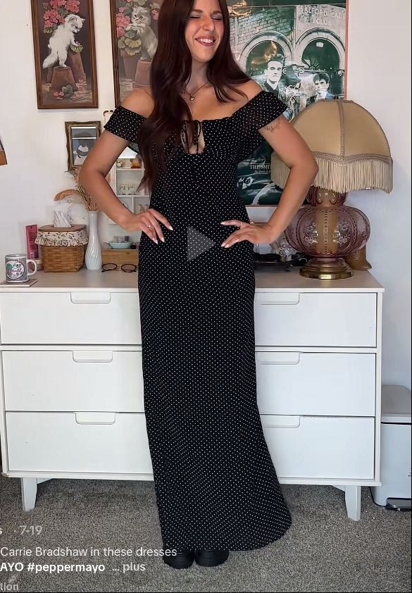 Polka Dots Long Dress