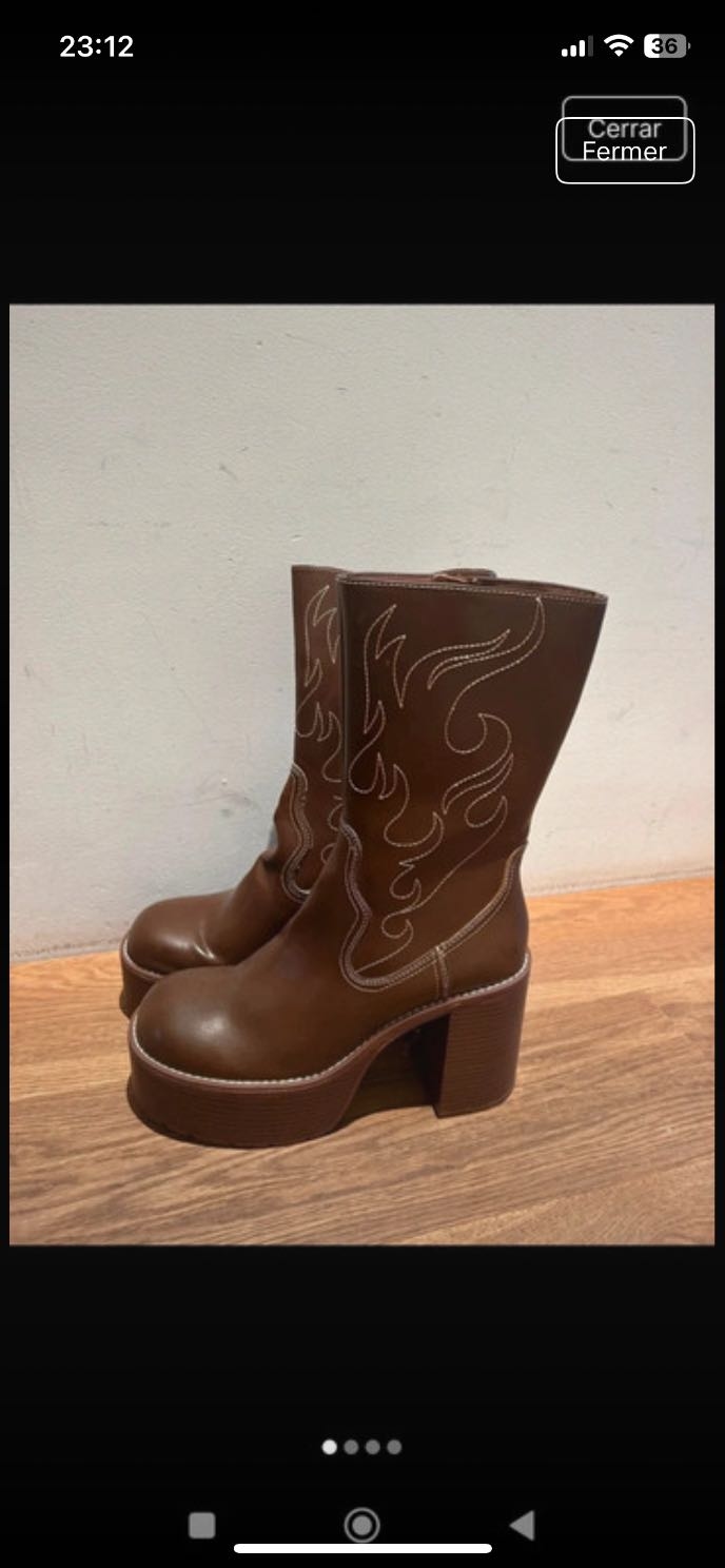 Cowboy Platform Boots