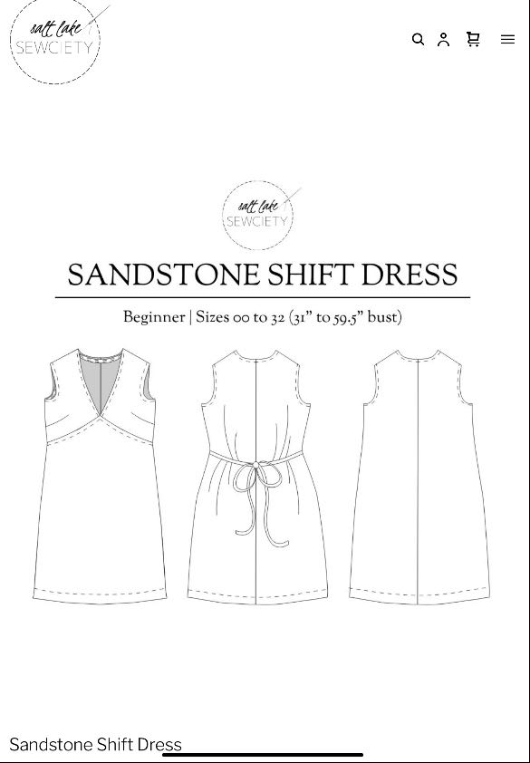 Sandstone Shift Dress
