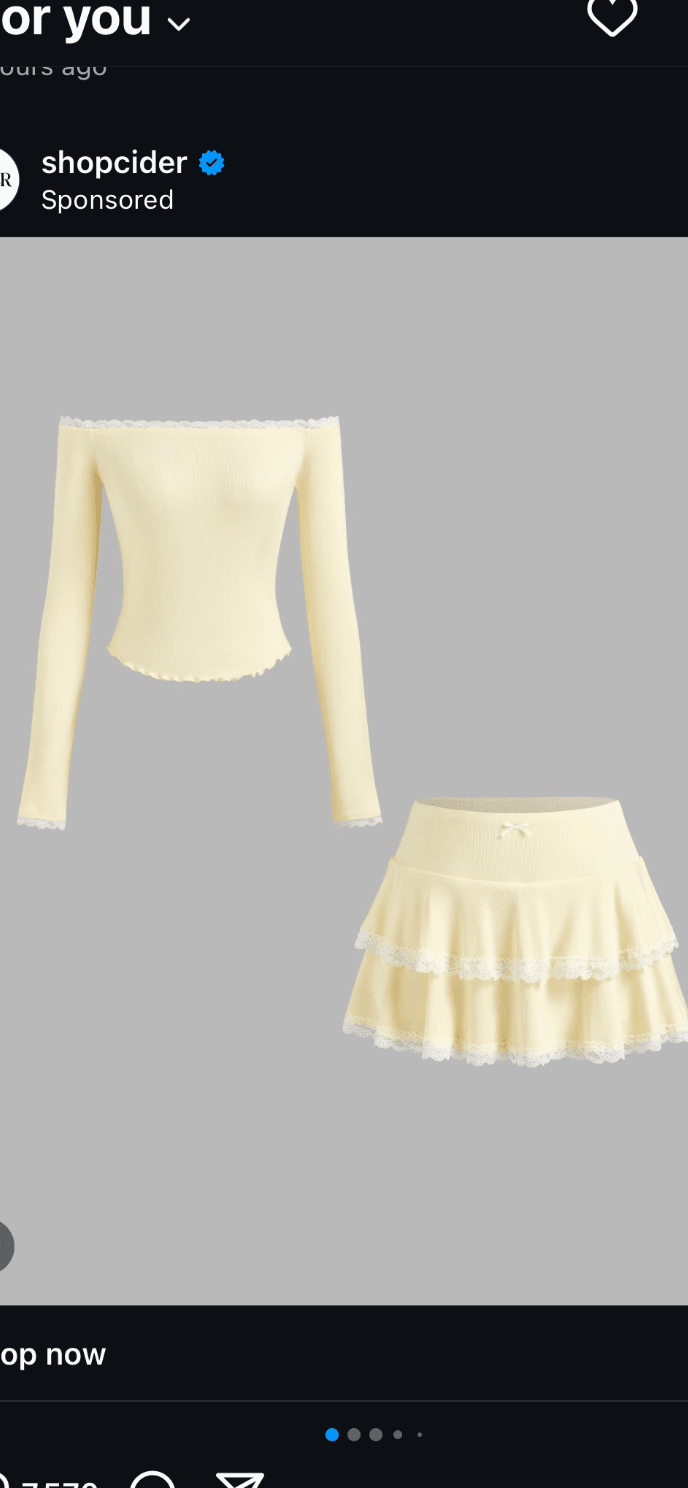Lace Two Pieces Set