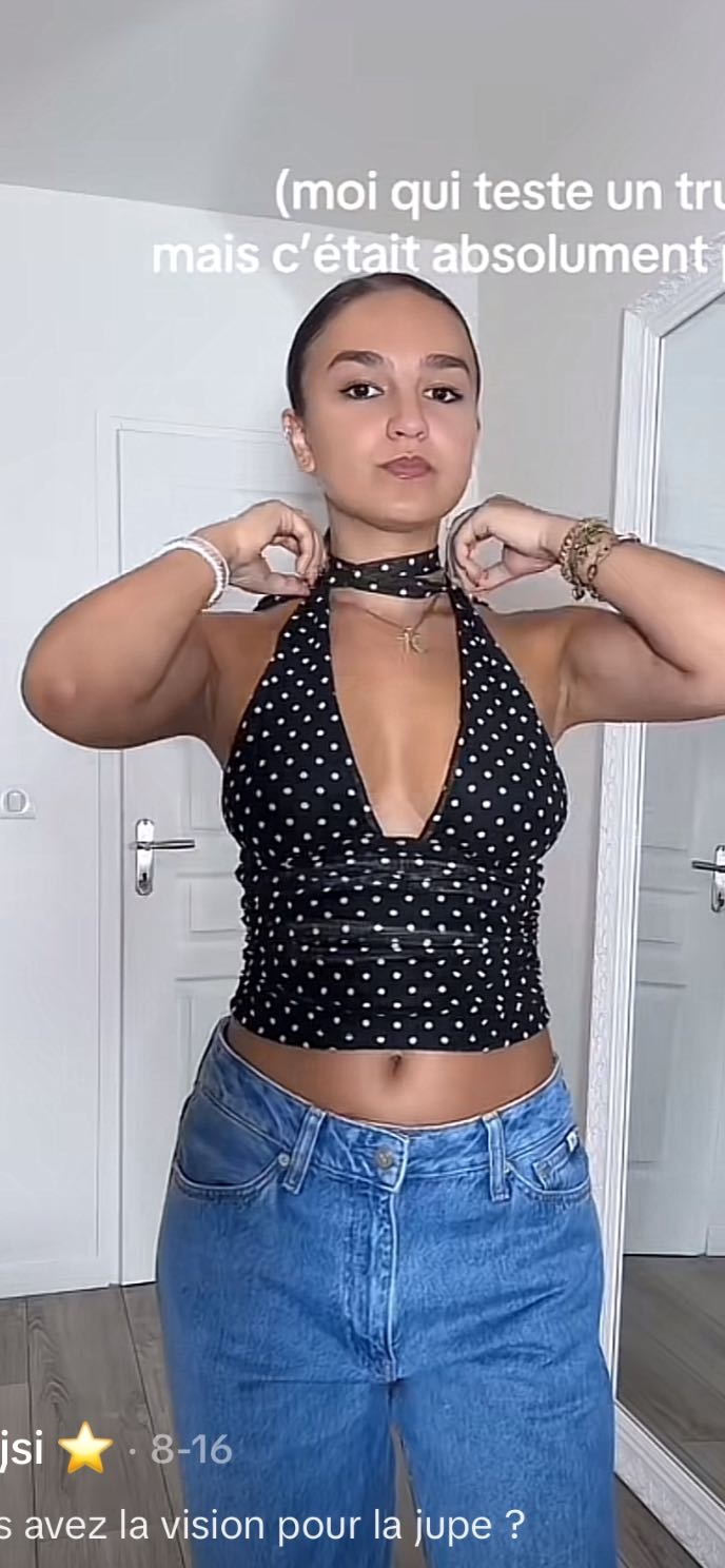 Polka Dots Halter Top