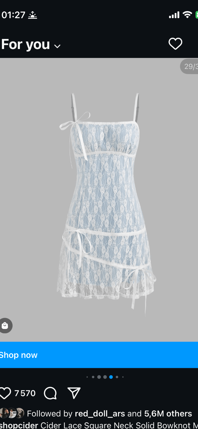 Lace With Bows Dress