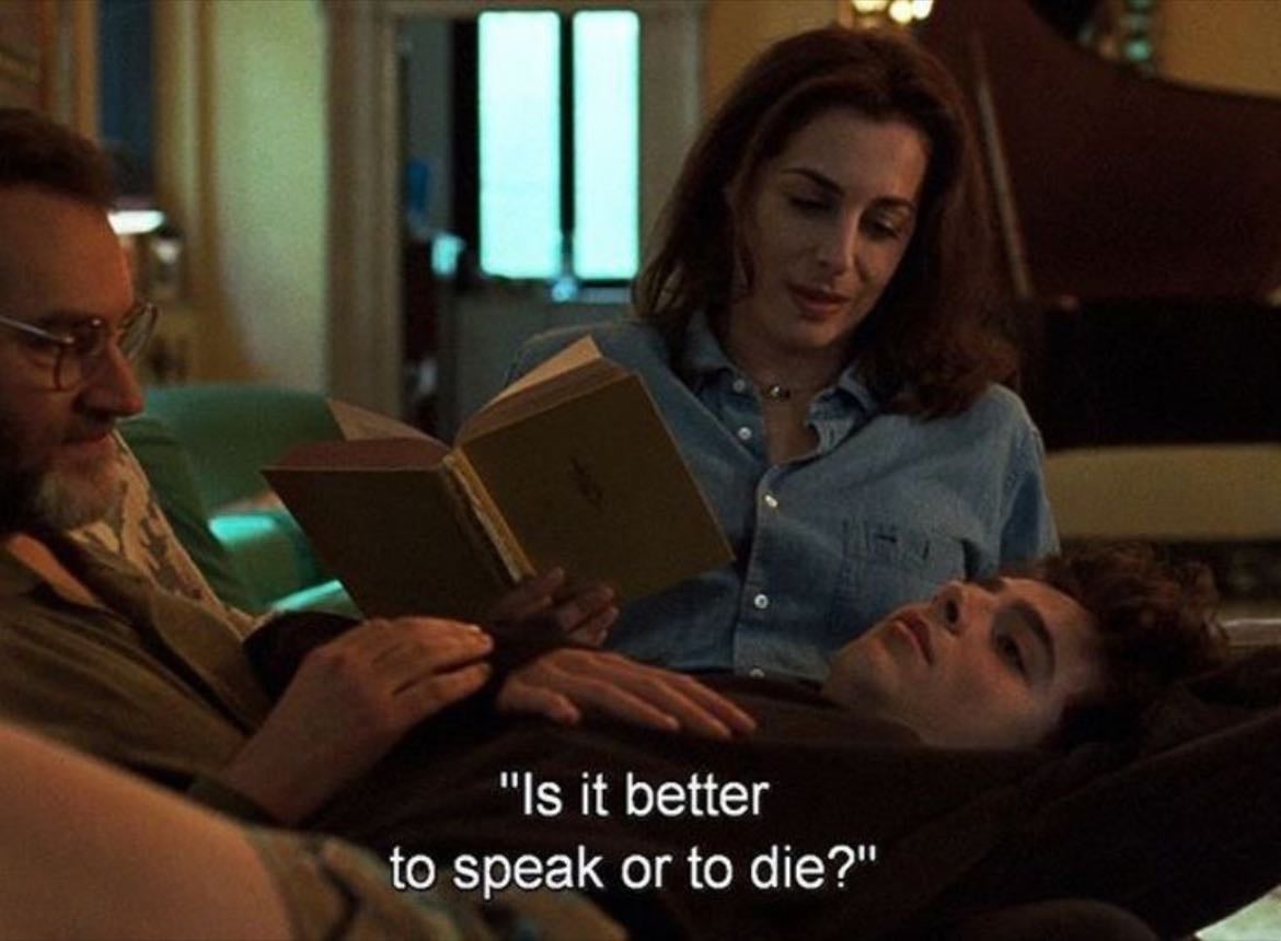 “Is it better to speak or to die ?”