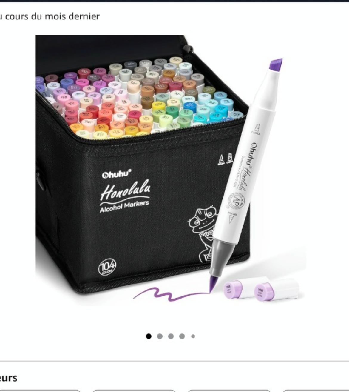 Feutres alcool 104 couleurs - OHUHU