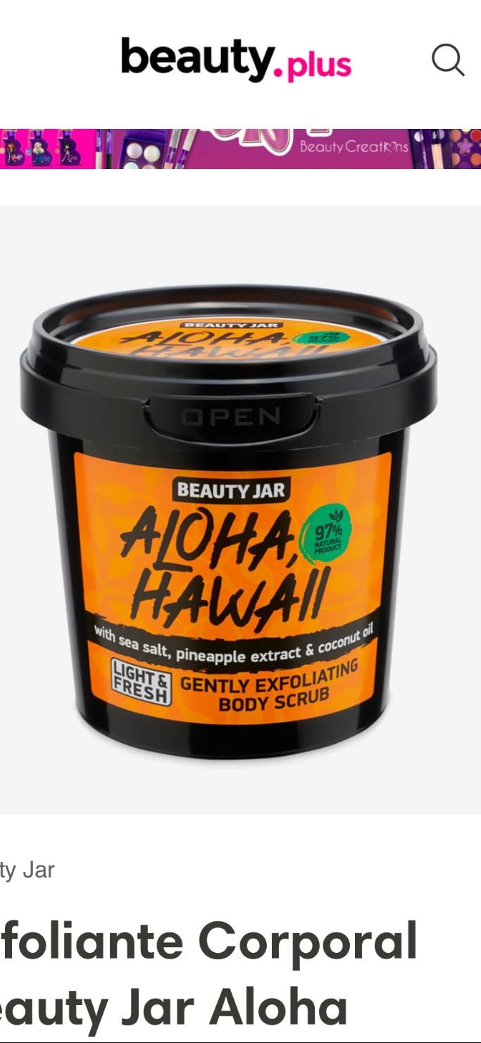 Beauty jar exfoliante corporal - $7.990