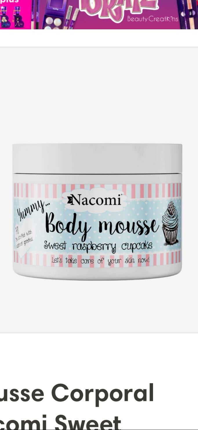 Nacomi mousse corporal - $15.990