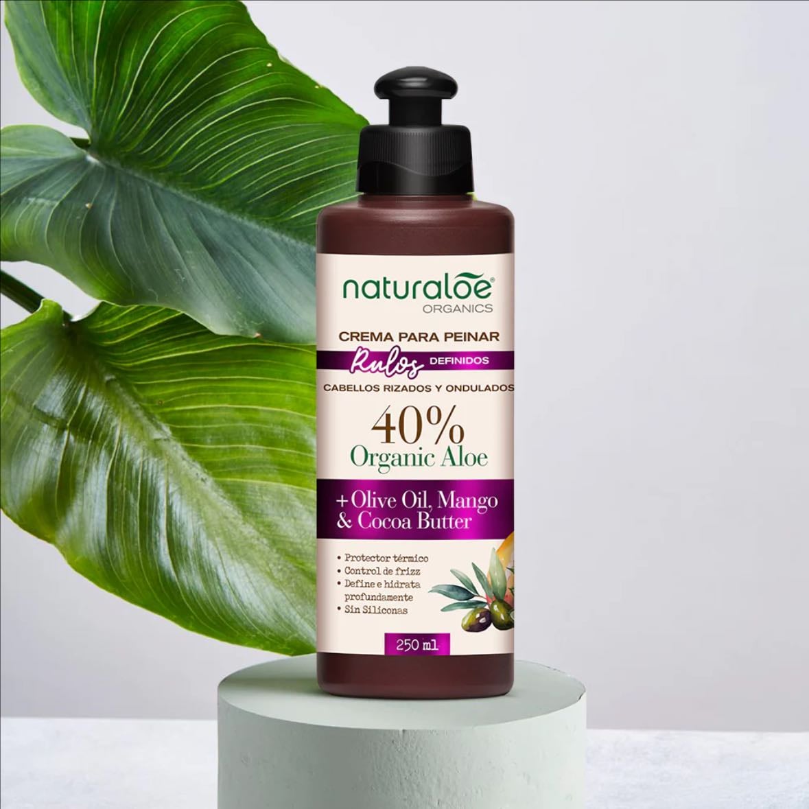 Crema de Peinar Rulos Definidos Naturaloe - $8.990