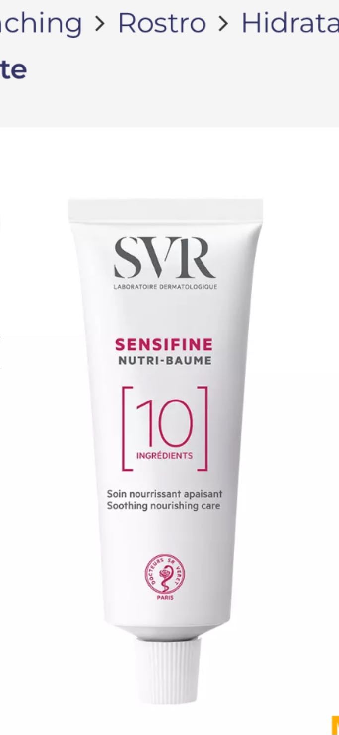 Svr bálsamo nutritivo sensifine nutri-baume - $20.990