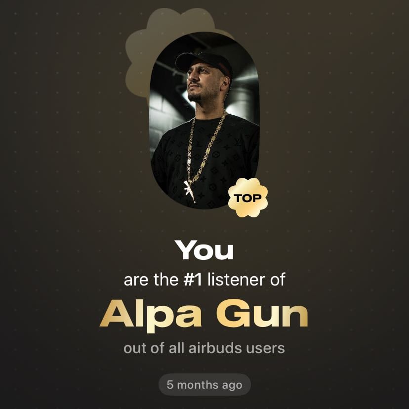 No.1 Alpa Gun Listenerin April 24