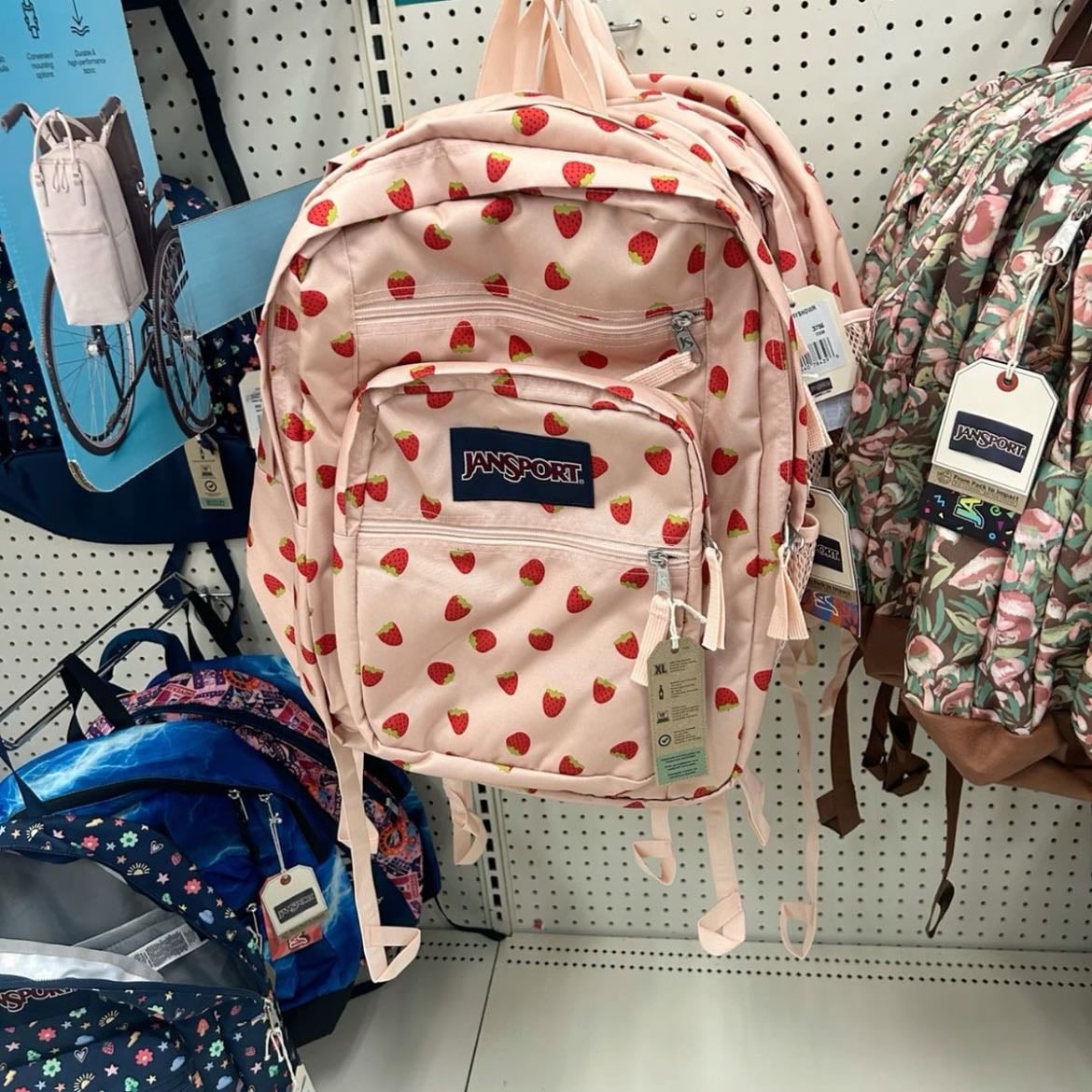 Jansport mochila de fresas