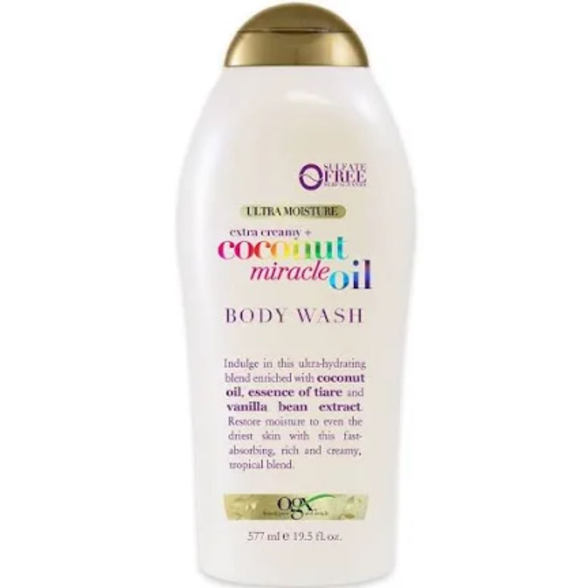 Coconut miracle oil - Body wash - La piel la deja increรญble oliendo riquรญsimo, con poco hace mucha espuma
