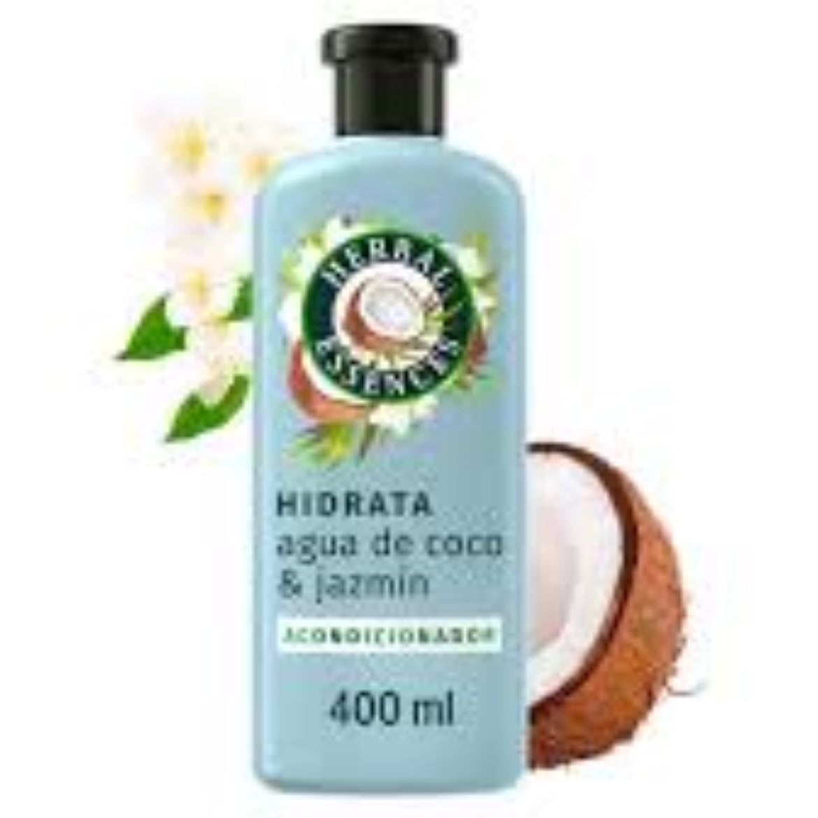 Herbal Esssnces - Agua de coco & jazmรญn - En conjunto con el shampoo dejan el cabello increรญble