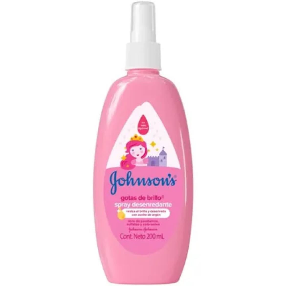 Johnson's - gotas de brillo - de los mejores desenredantes y huele a bb