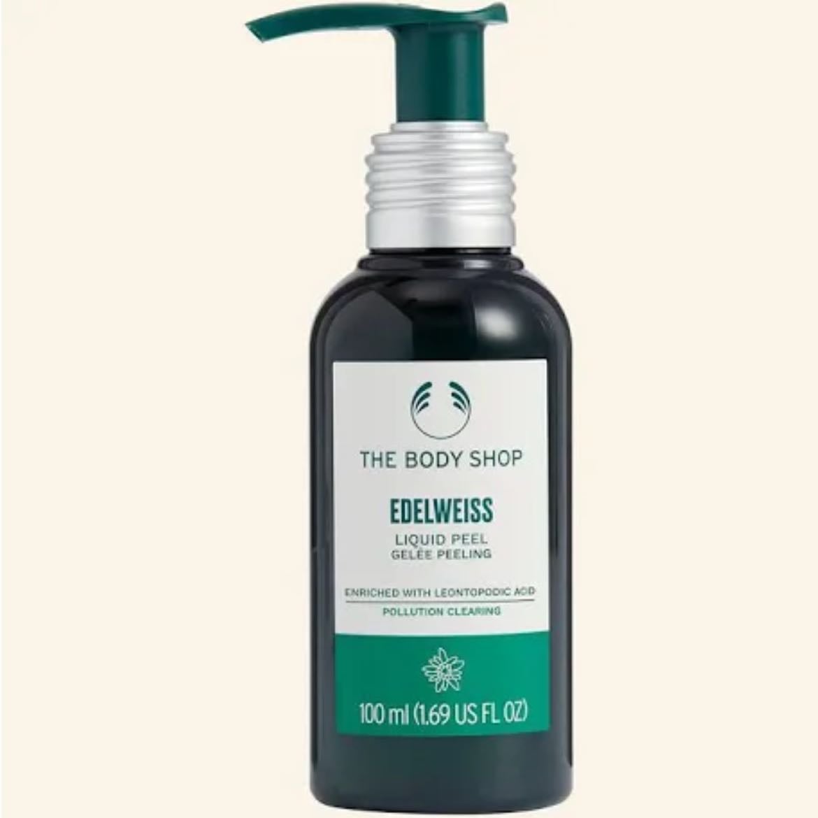 The body Shop - Edelweiss liquid peel - es mรกs ligero que la Vitamina C
