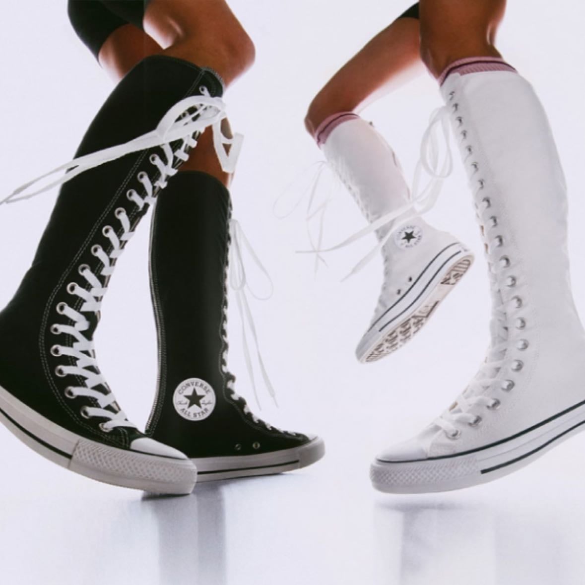 Converse knee high shoes
