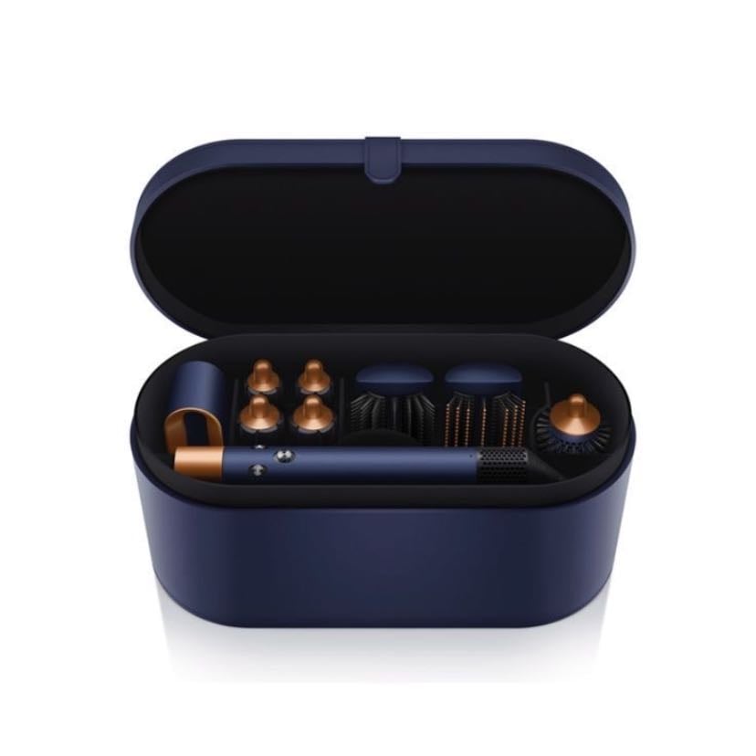 dyson airwrap - gold & blue