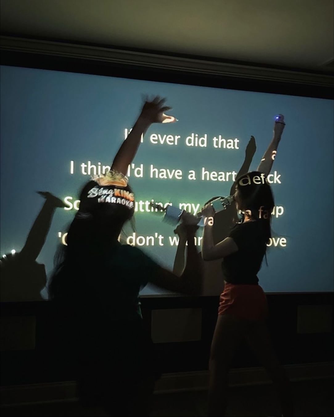 karaoke night w friends