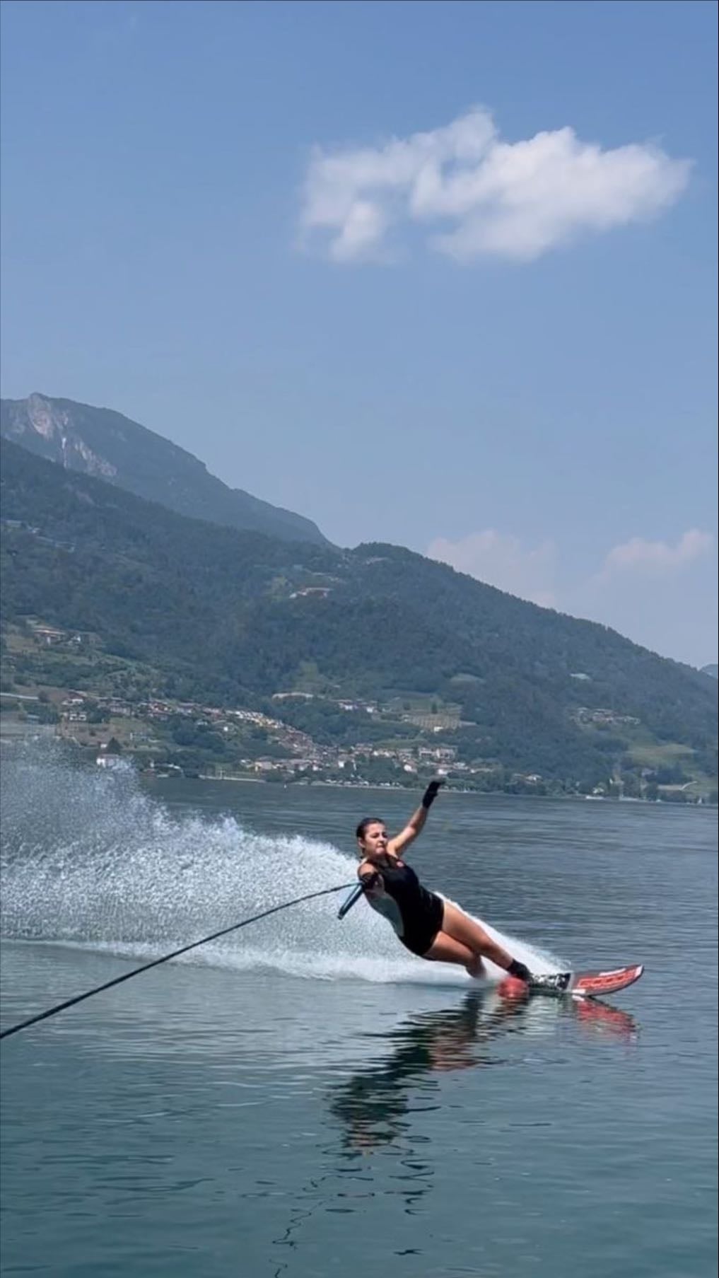 water skiing