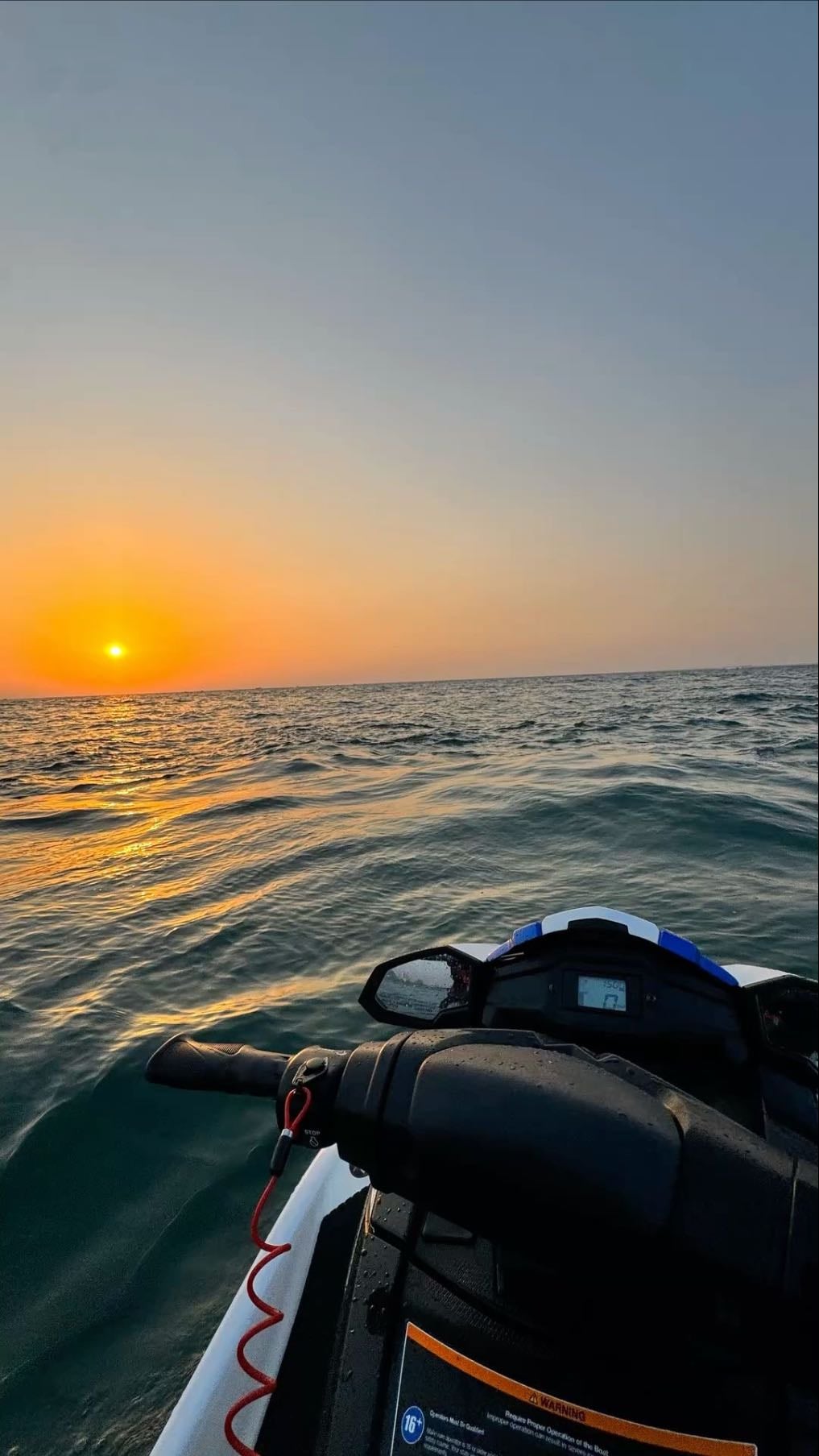 jet skiing