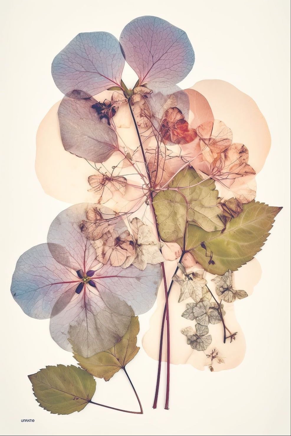 pressing flowers