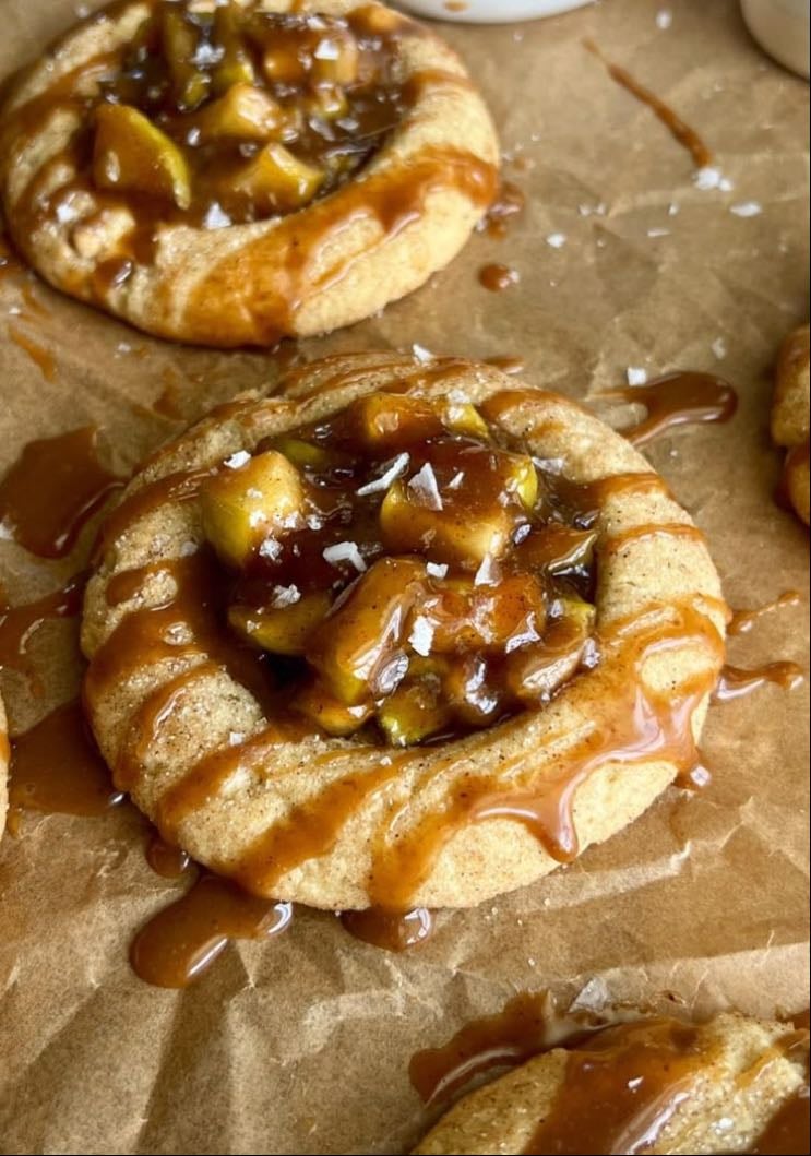 🍎Caramel apple pie cookies🍄🟫