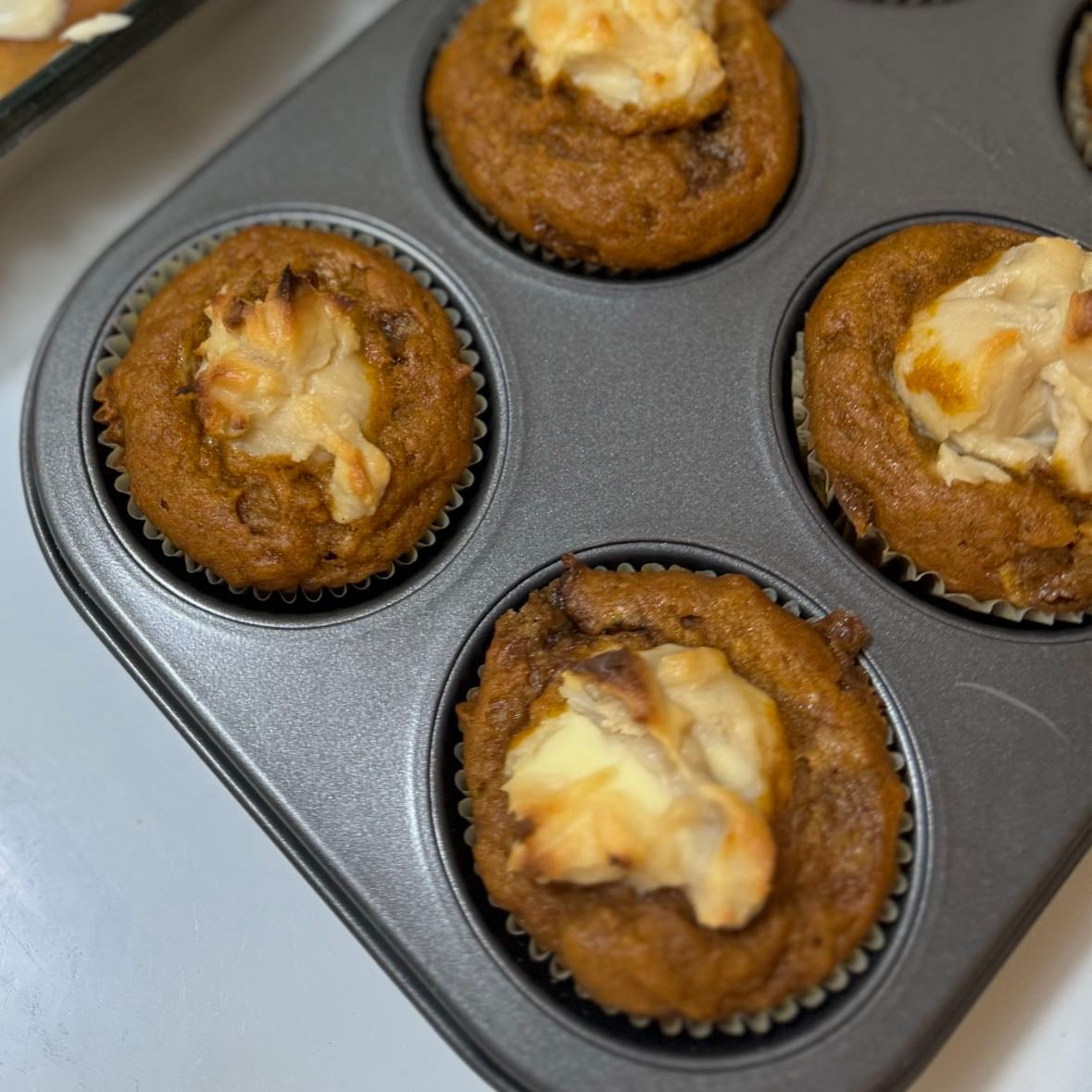 Pumpkin Cream Cheese Muffins