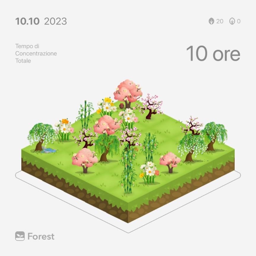 Forest - (app) Finish the task before the timer ends to plant a tree