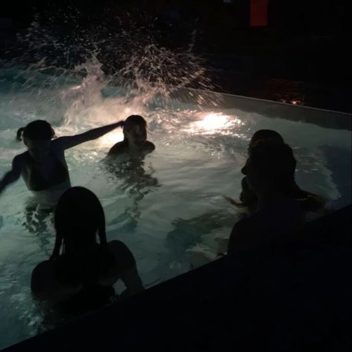Went on a night swim