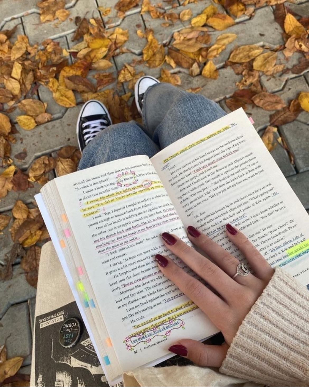 Leer un libro chulo