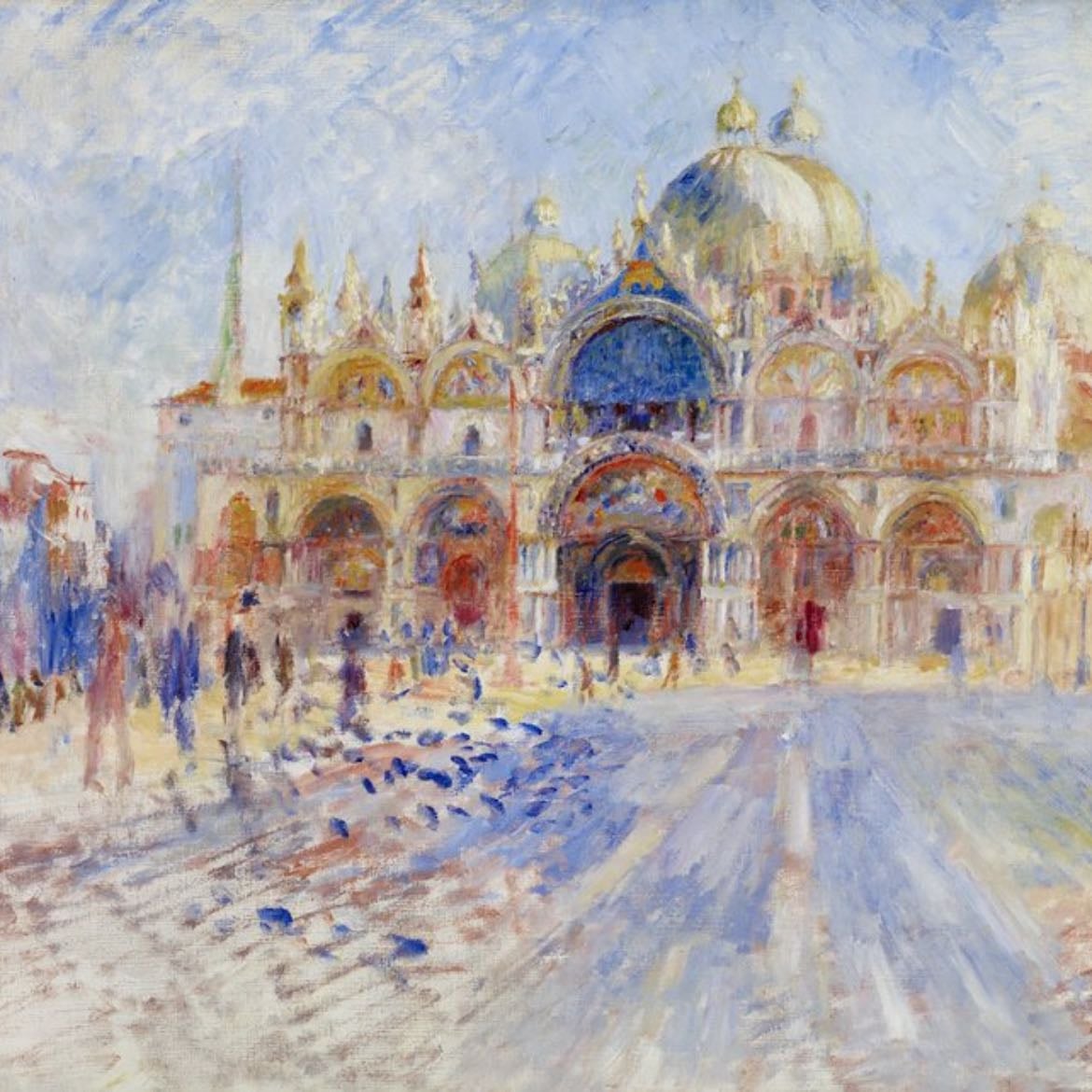 The Piazza San Marco - pierre-auguste renoir, 1881