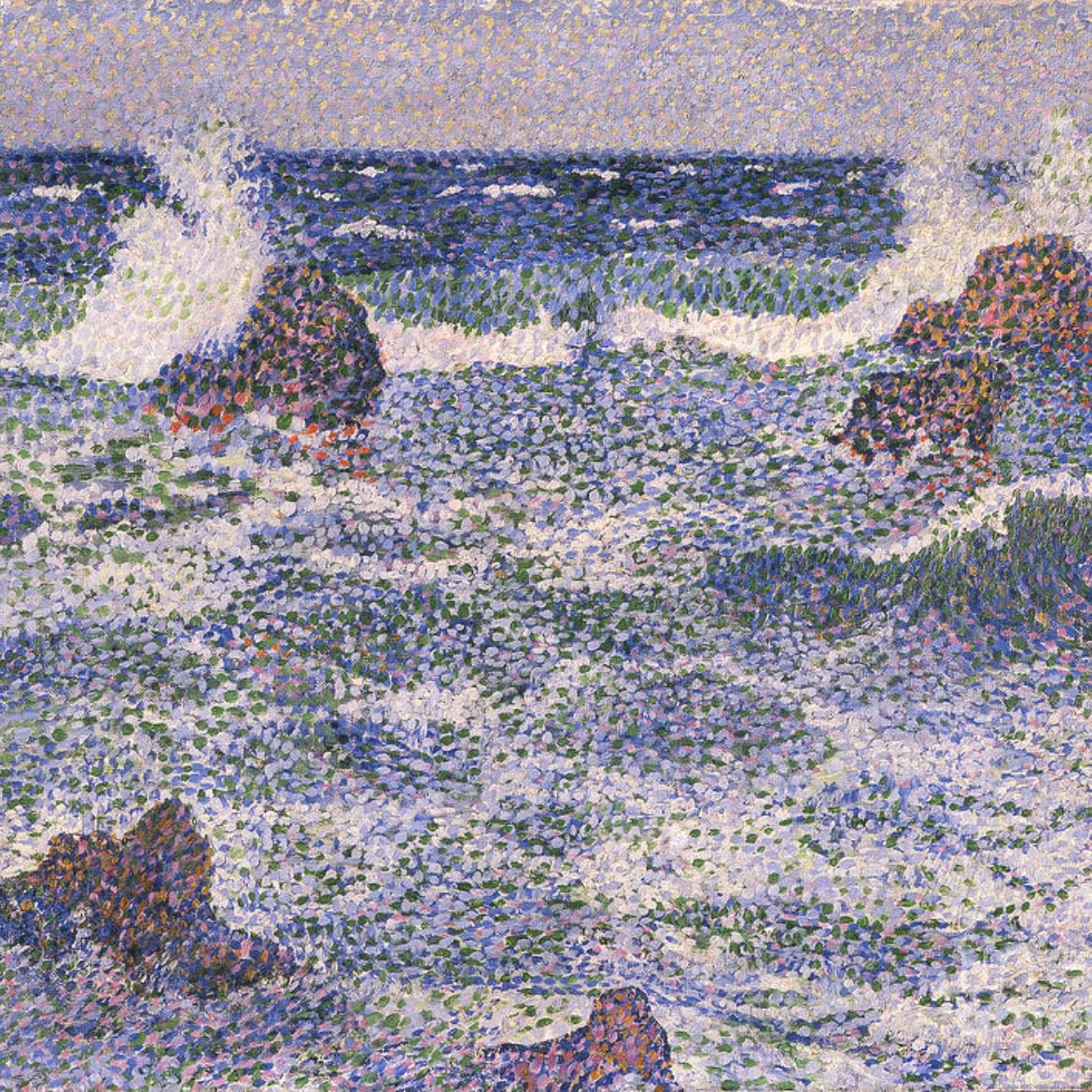Marine - théo van rysselberghe, 1889