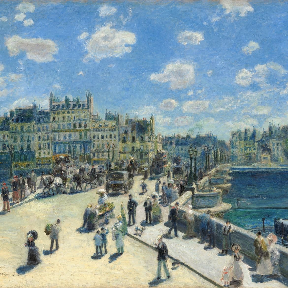 Pont Neuf - pierre-auguste renoir, 1872